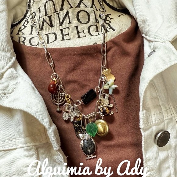 Alquimia Multicolor Charm Necklace - Picture 1 of 4